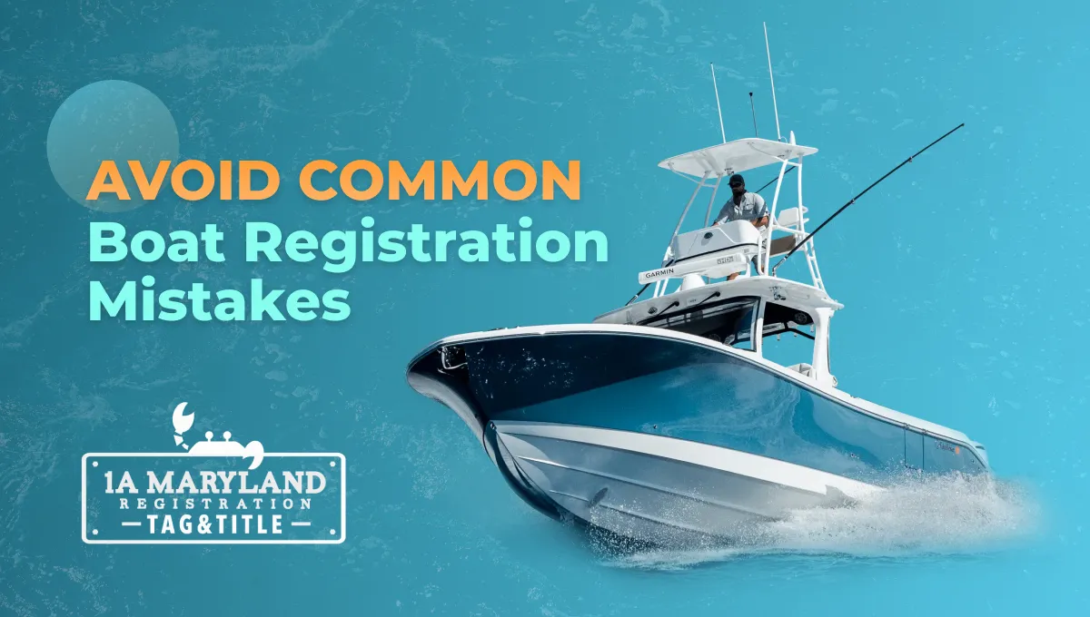 Avoid Common Boat Registration Mistakes: center console fishing boat speeding across blue water