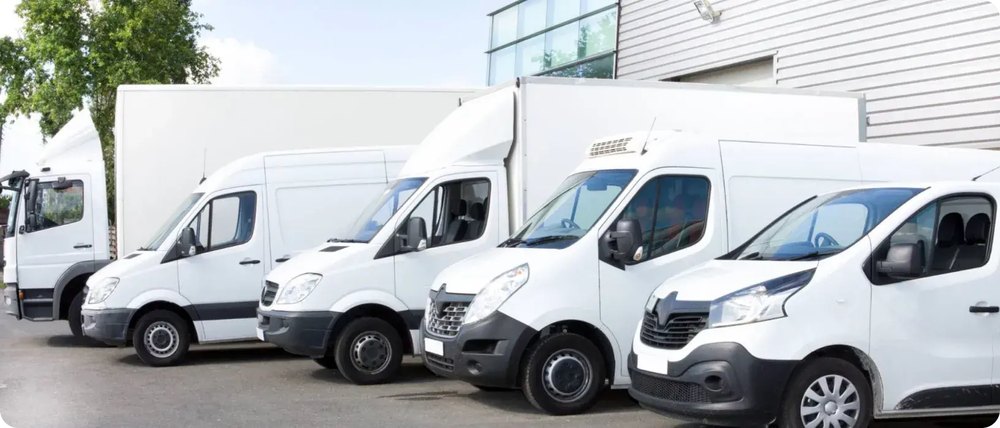 Fleet of white commercial vans registered in Maryland